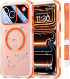 SPIDERCASE Magnetic for iPhone 17 Pro Max Case Waterproof, 12FT Military by SPIDERCASE