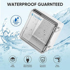 TICONN Waterproof Electrical Junction Box IP67 ABS Plastic Enclosure - Image 2