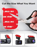 APPS2Car 8 Pcs 3M VHB Double Sided Adhesive Pads, 1.48" x 2.04" Square - Image 5