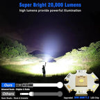 Goreit Flashlights LED High Lumens Rechargeable, 000 Lumens XHM77.2 Super - Image 2