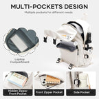 coowoz Lightweight School Bag Casual Daypack College Laptop Backpack - Image 4