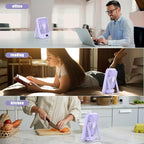 Small Fan Portable, 6.8 Inch Quiet Desk Fan Rechargeable - Image 7