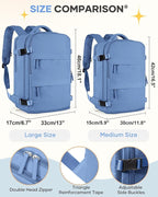 coofay Large Travel Backpack For Women Men Airline Approved Carry On Backpack - Image 3