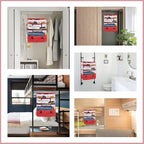 Surblue Hanging Closet Storage Bag Collapsible 3-Shelf Washable Oxford Fabric - Image 7
