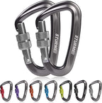 STURME 12kN Heavy Duty Locking Carabiner Clips by STURME