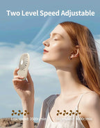 Aluan Handheld Mini Fan Powerful Small Personal Portable Speed Adjustable USB - Image 2