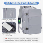 coofay Expandable Backpack For Traveling On Airplane Carry On Backpack Flight - Image 8