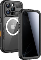 Lanhiem Magnetic for iPhone 16 Pro Max Case, Built-in Privacy Screen Protector by LanhiemHome