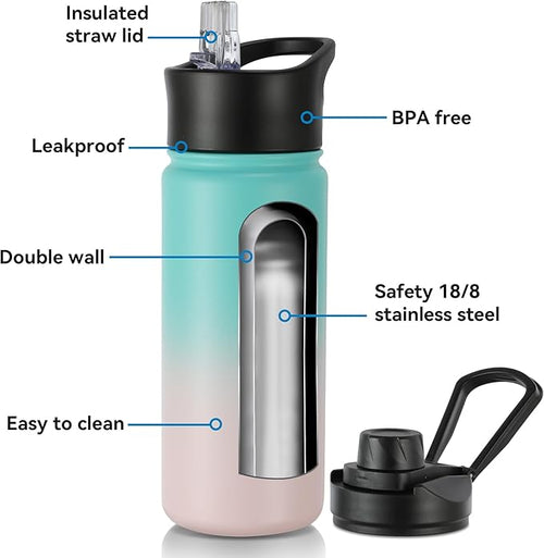16 oz Insulated Water Bottle - Image 2