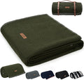 Molithe 100% Wool Blanket, Military Wool Blanket, Sporting Events, Survival by EmbraceCozyWarmthandUltimateComfort