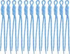 Paracord Keychain Paracord Bag Charm 12pcs Braided Nylon Rope Keychain Cord by Cmidy