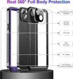 Temdan Compatible with iPhone 13 Case Waterproof, Built-in Screen & Camera - Image 4