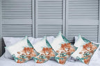 Ambesonne Tropical Throw Pillow Cushion Case Pack of 4, Exotic Orchids Blossom - Image 2