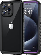 Lanhiem for iPhone 15 Pro Case, IP68 Waterproof Dustproof Shockproof Cases by LanhiemHome