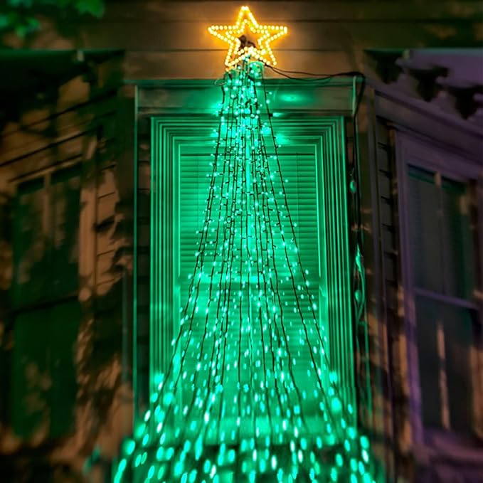 Upgrade Solar String Lights for Outside 2 Pack Total 180FT 500LED String Lights - Image 5