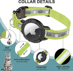 Reflective AirTag Cat Collar, Integrated Cat Tracker Collar - Image 5