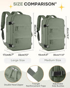 coofay Large Travel Backpack For Women Men Airline Approved Carry On Backpack - Image 3
