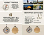 Pocket 2Pcs Outdoor Keychain Keychain - Image 5