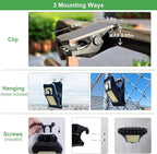 Tryme 118Leds Solar Lights Outdoor Clip Motion Sensor Lights Security Light 3 - Image 2