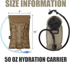 PETAC GEAR 1.5L / 3L Tactical Hydration Pack，Molle Carrier Pouch - Image 4