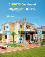 WESECUU Light Bulb Security Camera -5G& 2.4GHz WiFi 2K Security Cameras - Image 2