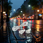 Clear Outdoor String Light Extension Cord Waterproof Flexible Transparent Cable - Image 4