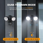 UME 2 Pack 32W 3500 Lumen LED Security Lights Motion Sensor Light Outdoor - Image 3