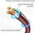 12FT Brown Outdoor Extension Cord-16/3 SJTW Durable Extension Cord - Image 3