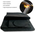 30cm*30cm Welding Blanket Fireproof Mat Anti Fire Pad Heat Insulation Carbon - Image 8