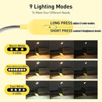 VAVOFO Rechargeable Book Light for Reading in Bed Kids, 7 LED Reading Light - Image 3