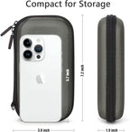 Silver-Gray Shockproof Hard EVA Carrying Case Travel Pouch - Image 2