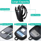 Business Backpack for Men 17 Inch, Slim & Expandable Waterproof Travel Laptop - Image 4