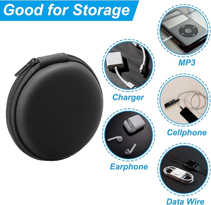 PATIKIL 3.54" Diameter Electronic Organizer Case, Charger Cord - Image 5