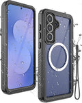 Miimall for Samsung Galaxy S25FE Phone Case Waterproof, 12FT Military Drop Proof by Miimall