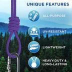 TECEUM Cotton Rope 3/16” – 50 FT – Strong All-Purpose Braided Rope – Natural - Image 4