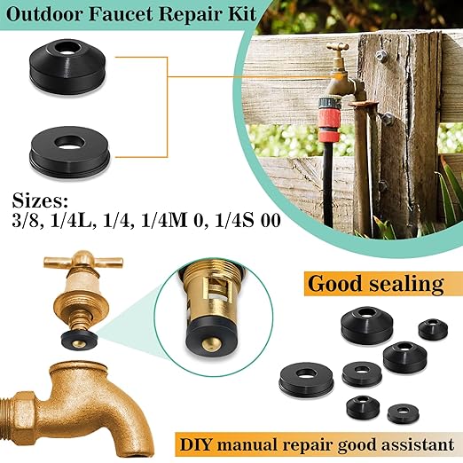 XBVV 32 Size 258 Pcs Faucet and Plumbing Rubber Washers Assortment Kit - Image 7