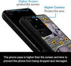 for Samsung Galaxy S20 Ultra Case, Cute Little Elephant Sunflower White Line - Image 4