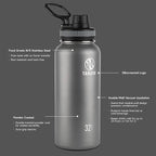 Takeya Originals Vacuum Insulated Stainless Steel Water Bottle, 0.5 Liter / 18 - Image 3