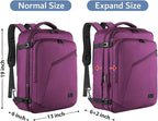 MATEIN Travel Backpack for Women, Expandable Flight Approved Carry on Backpack - Image 6