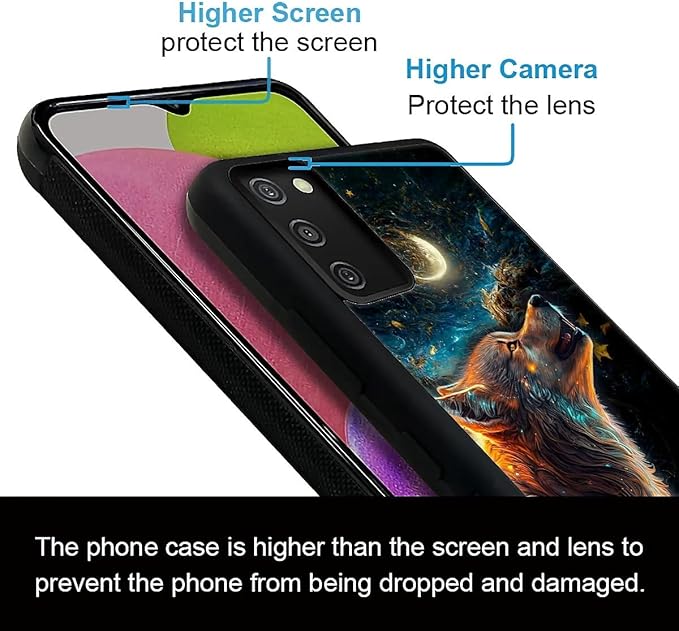 for Samsung Galaxy S20 FE Case, Star Cave Hungry Wolf Pattern Graphic Design - Image 6