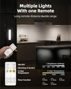 6Pack 7.8inch Under Cabinet Lighting, Rechargeable Motion Sensor Light Wireless - Image 4