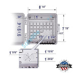 SatelliteSale Weatherproof Junction Box Heavy Duty Enclosure 9x9x4 Inches - Image 3