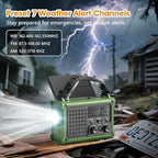 Raynic NOAA Weather Radio 12000mAh, Emergency Weather Radio - Image 2