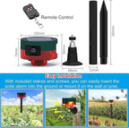 2Pack Solar Sensor Security Alarm Lights Outdoor, WONFAST 360° Motion Detector - Image 9