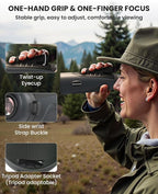 15X54 Monocular Telescope for Adults High Powered – Waterproof, BAK4 Prism - Image 4