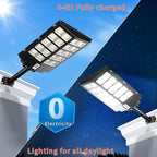 Ofuray Solar Street Lights Outdoor, Solar Security Flood Lights Parking Lot - Image 4