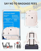 ECOHUB Travel Backpack for Women, Laptop Carry on Backpack - Image 2