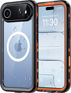 Red2Fire for iPhone Air Case Waterproof, Phone Case 6.5" Orange/Clear by Red2Fire