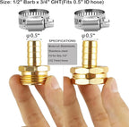 3 Set Garden Hose Repair Connector Kit - Image 2