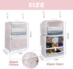 Surblue Hanging Shelves Travel Storage Bag Compression Packing Cube - Image 5